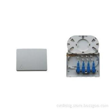 4 port Indoor fiber distribution box , 4 fibers Customer Te